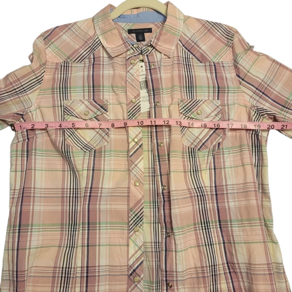 Tommy Hilfiger plaid button up shirt - Picture 6 of 7